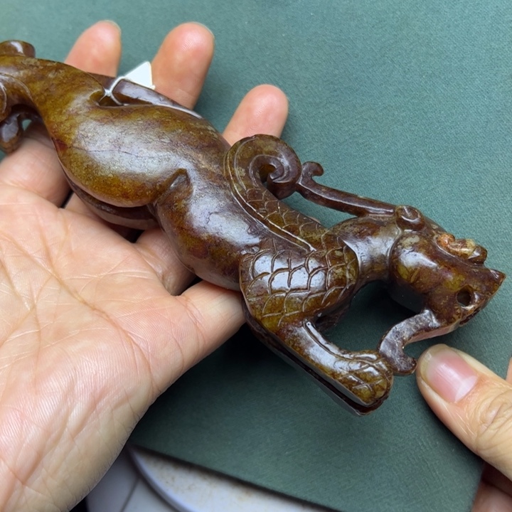 和田玉把件未镶嵌郑*清