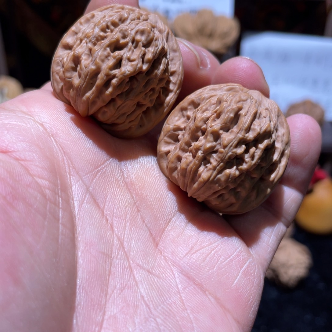 文玩核桃把件33楼子小手捻