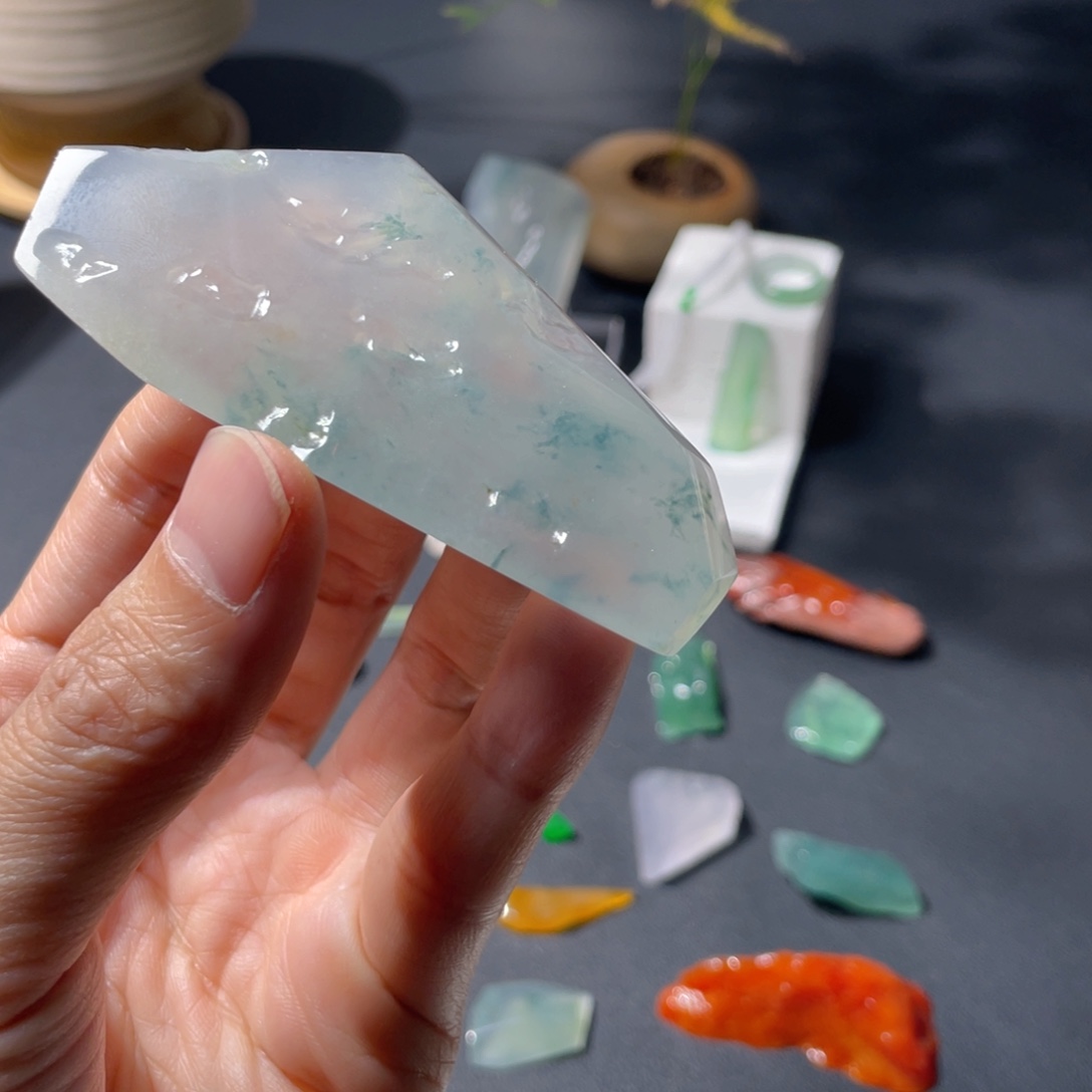 翡翠未镶嵌颈饰包工包料