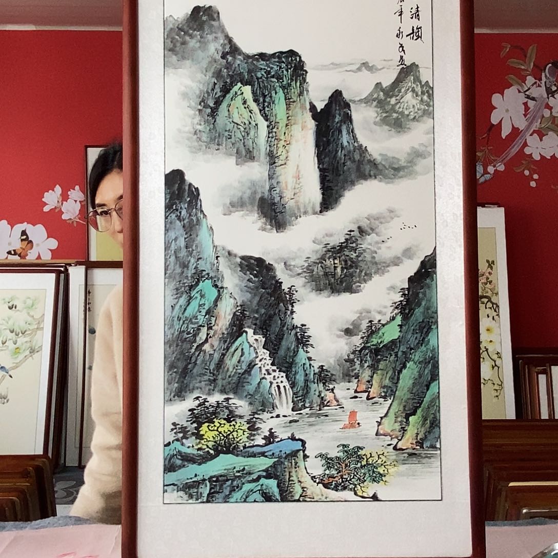 国画手写手绘63✖️123国画作品