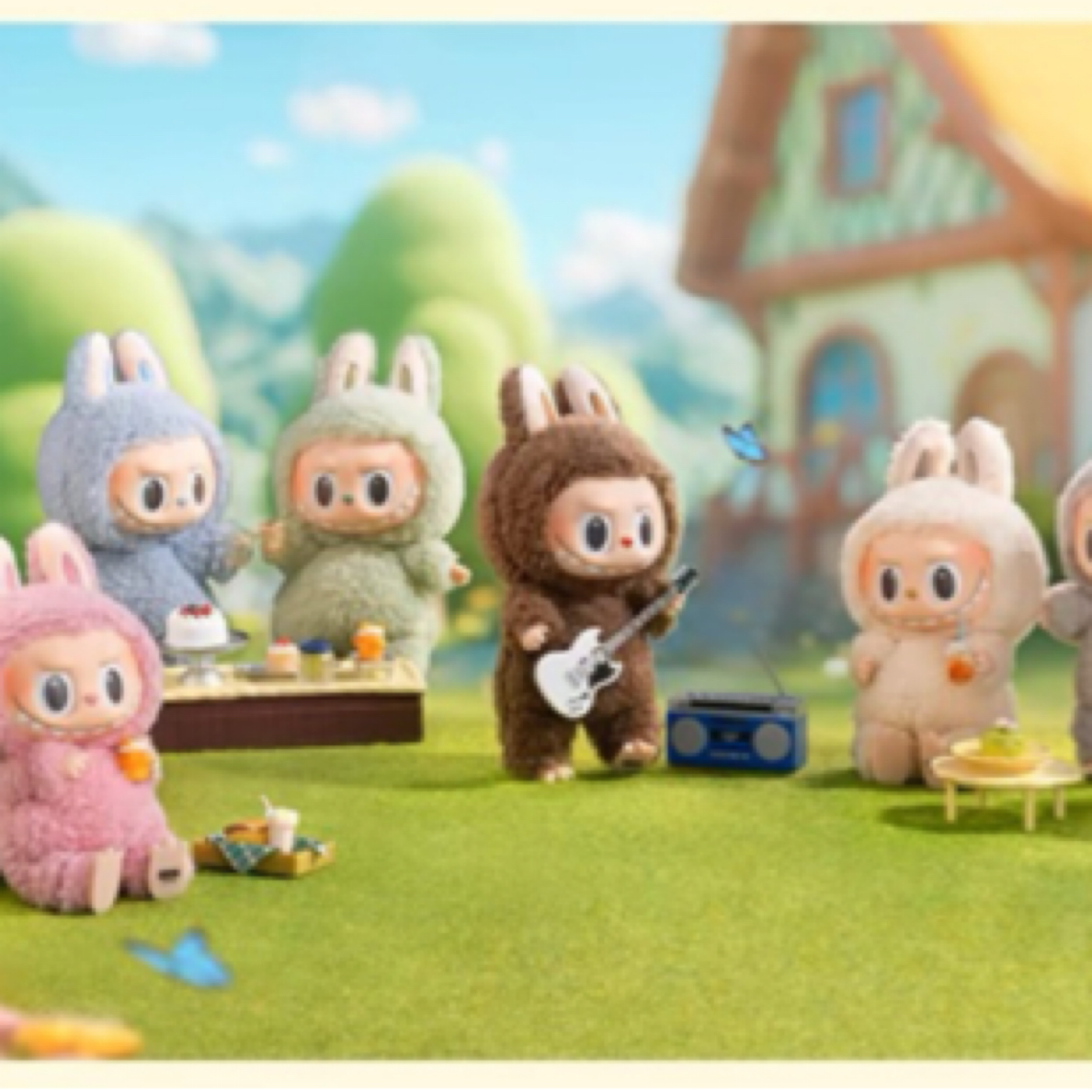 LBUBU心动马卡龙系列搪胶脸盲盒