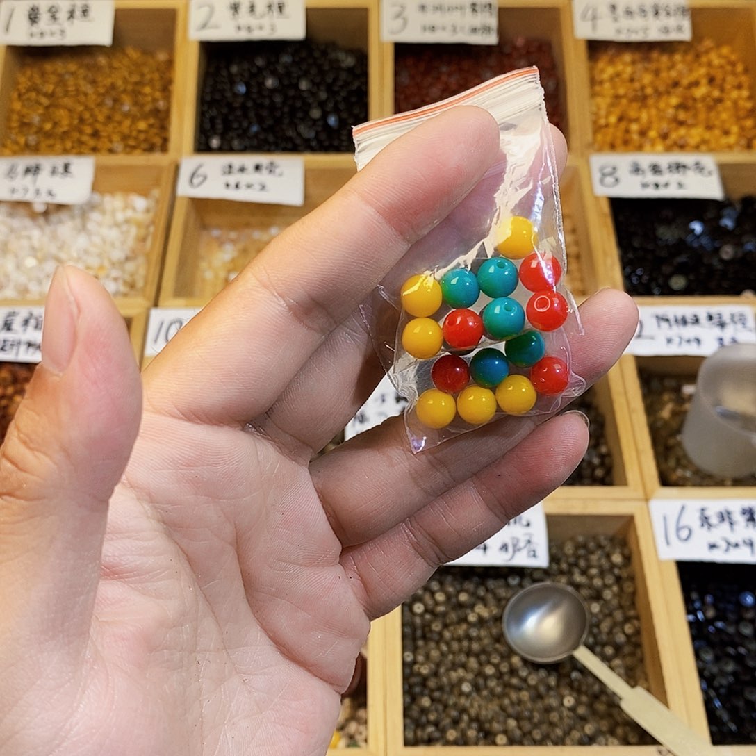 非洲檀香手串/手链雪巴石