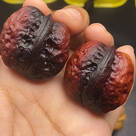 文玩核桃把件38尺扶摇元宝