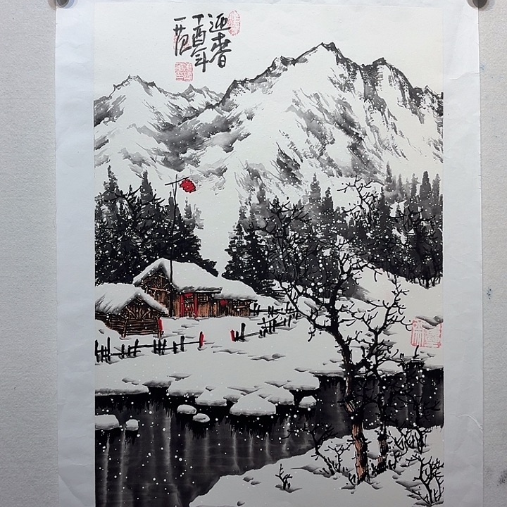 国画姜国华国画作品