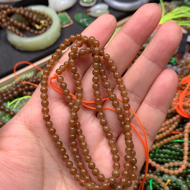 和田玉未镶嵌手链35