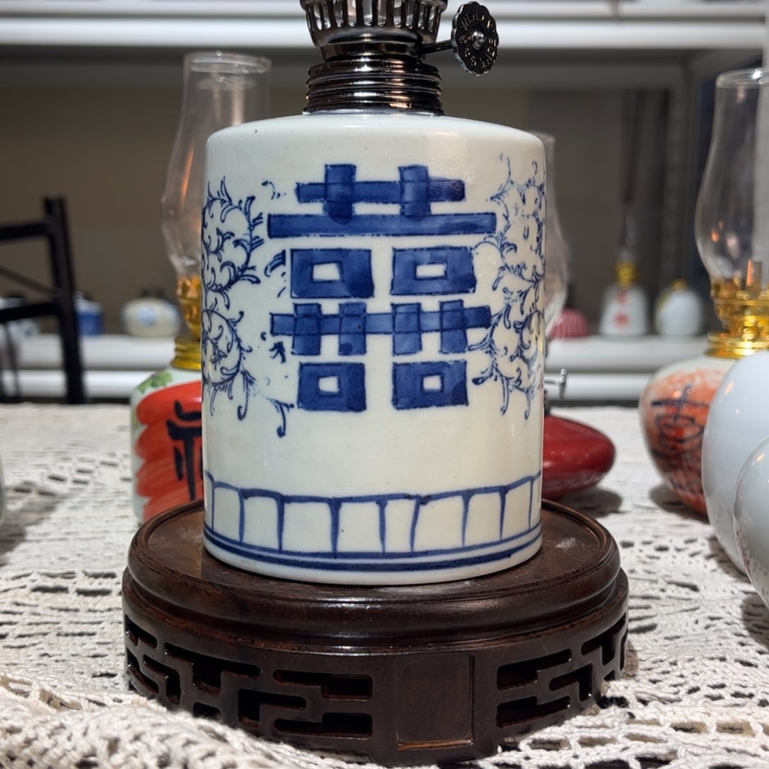 摆件景德镇陶瓷香薰灯