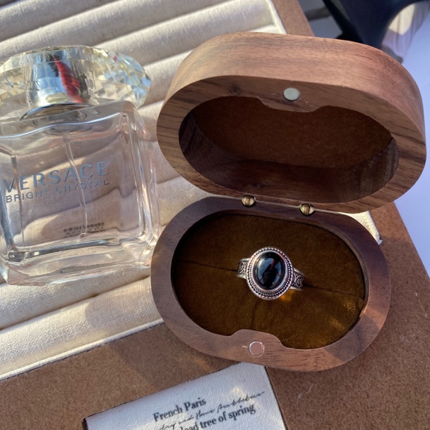 925银戒指 纯银黑闹女士大戒指