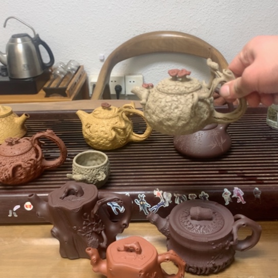 紫砂茶壶青段供春