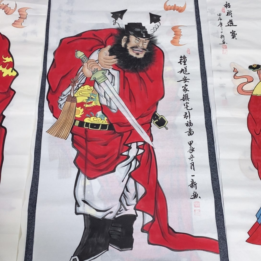 国画尺寸100✖️50三尺画画画