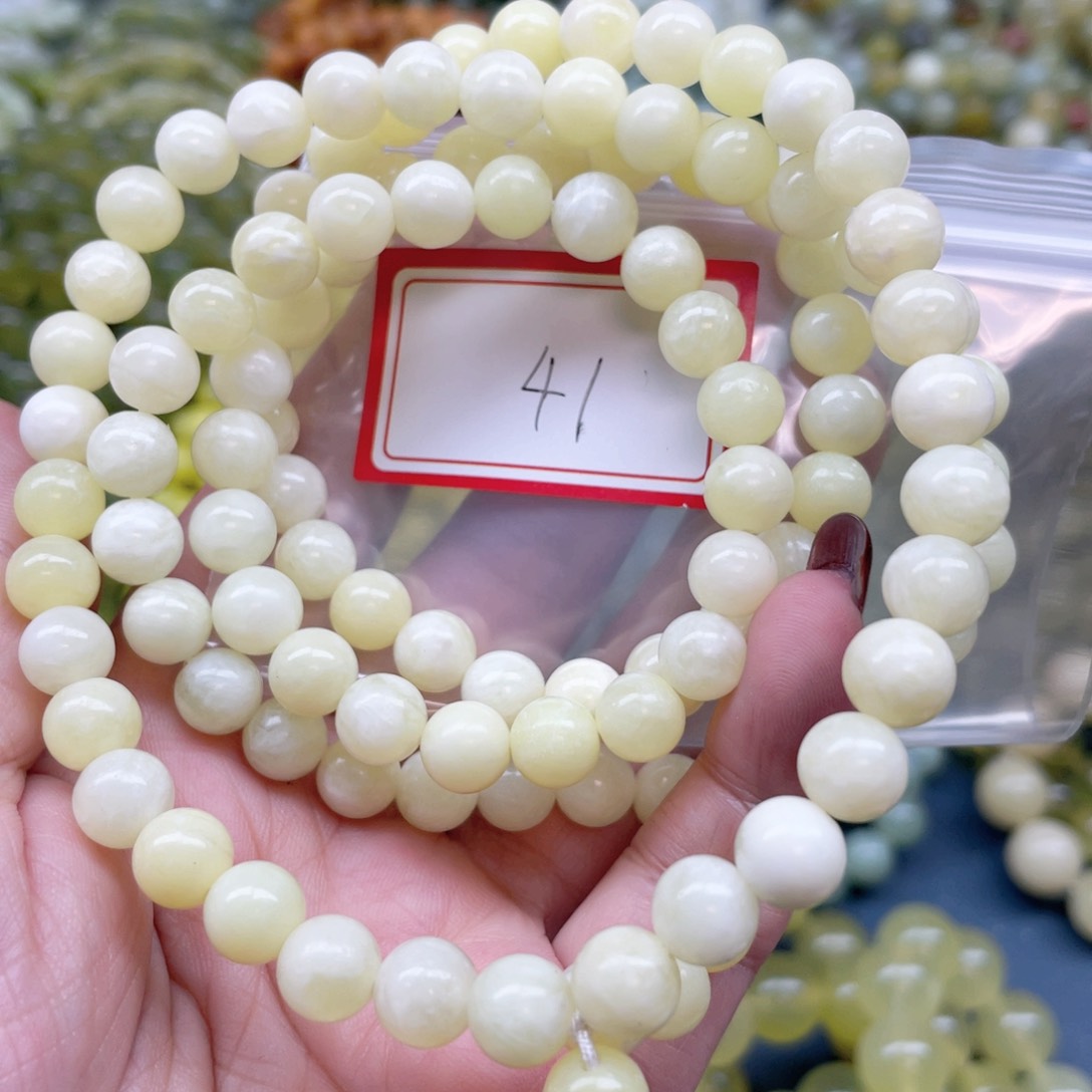 未镶嵌蛇纹石玉手串