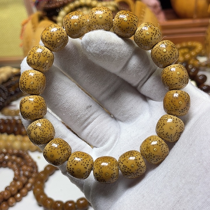 手串星月菩提13.5老型桶月朗星稀大尺寸