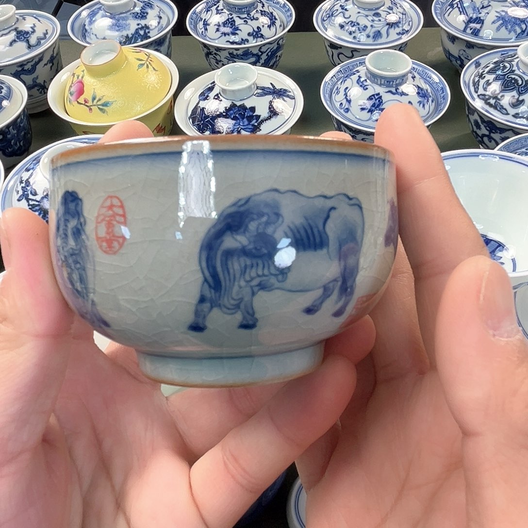 杯青花瓷器青花瓷器