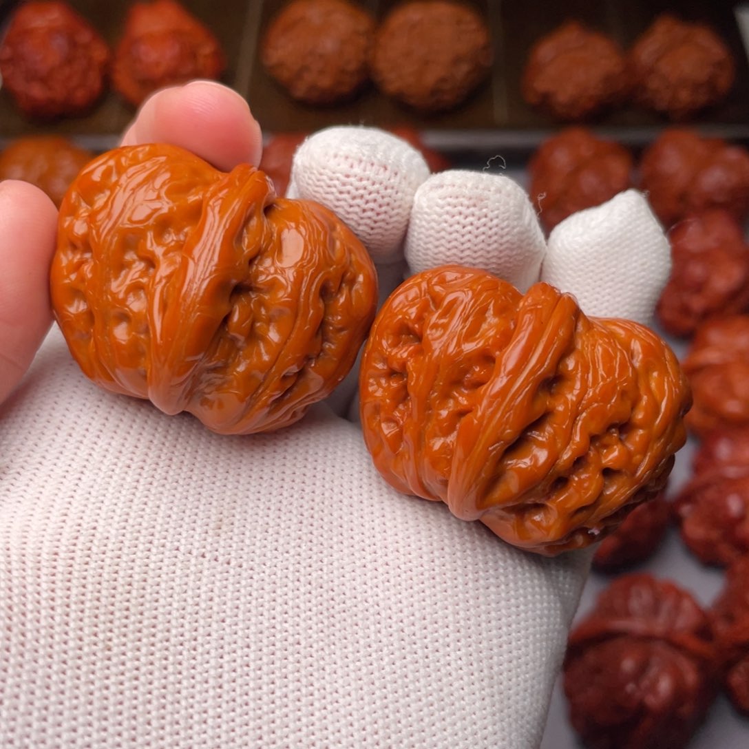 文玩核桃把件元宝40