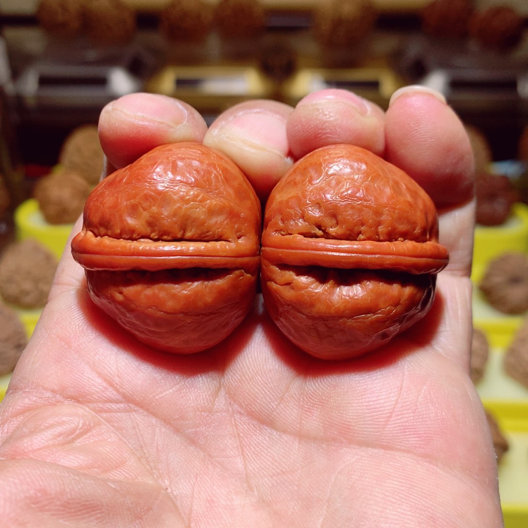 主播纯手盘红秋子手捻