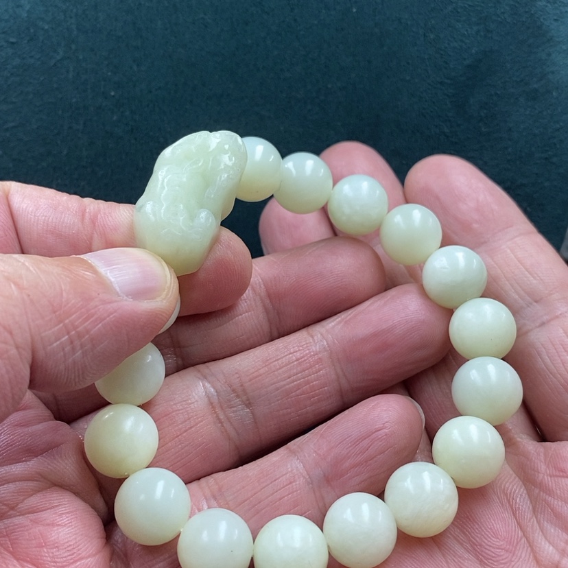 【闪购商品】蛇纹石玉手链未镶嵌