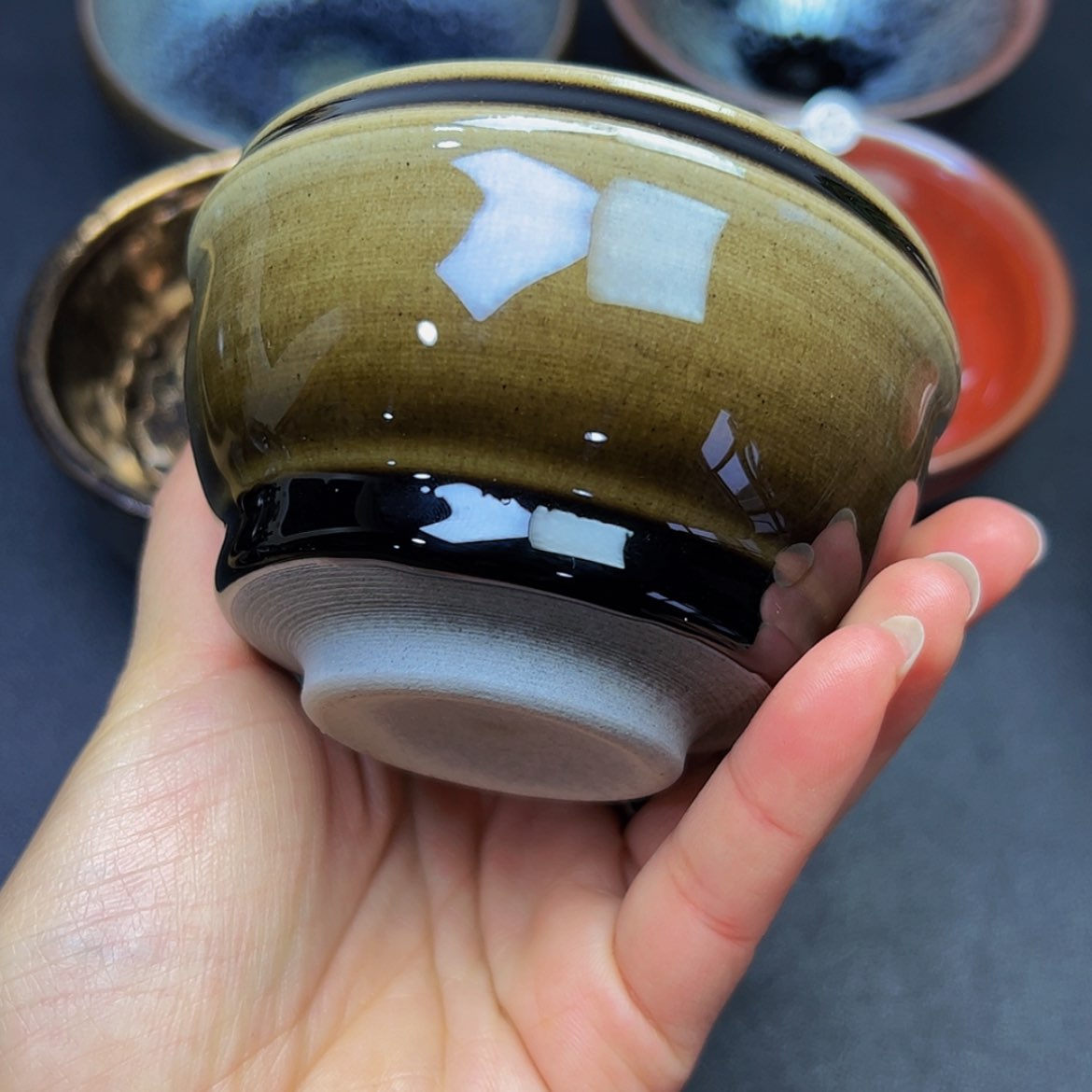 【闪购商品】茶盏建窑建盏主人杯