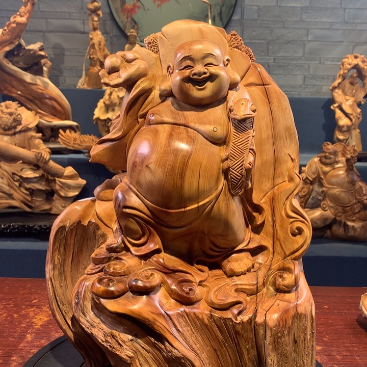 柏木（崖柏）根雕摆件
