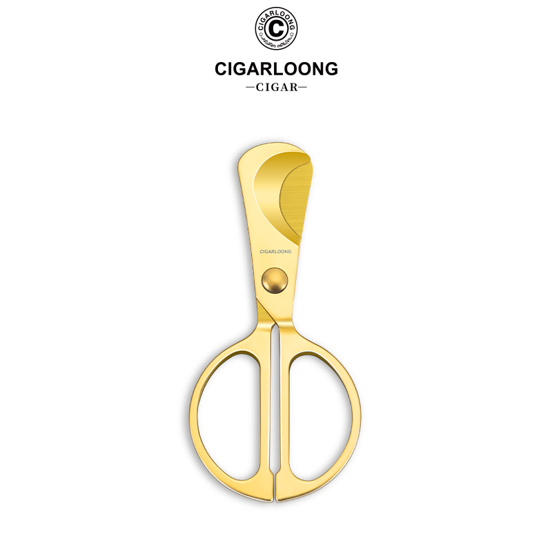 茄龙雪茄刀经典美学手握式不锈钢锋利刀刃顺滑手感雪茄剪CE-25D1