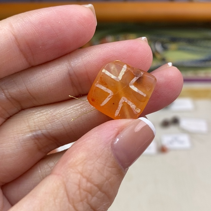 玛瑙/玉髓单珠未镶嵌