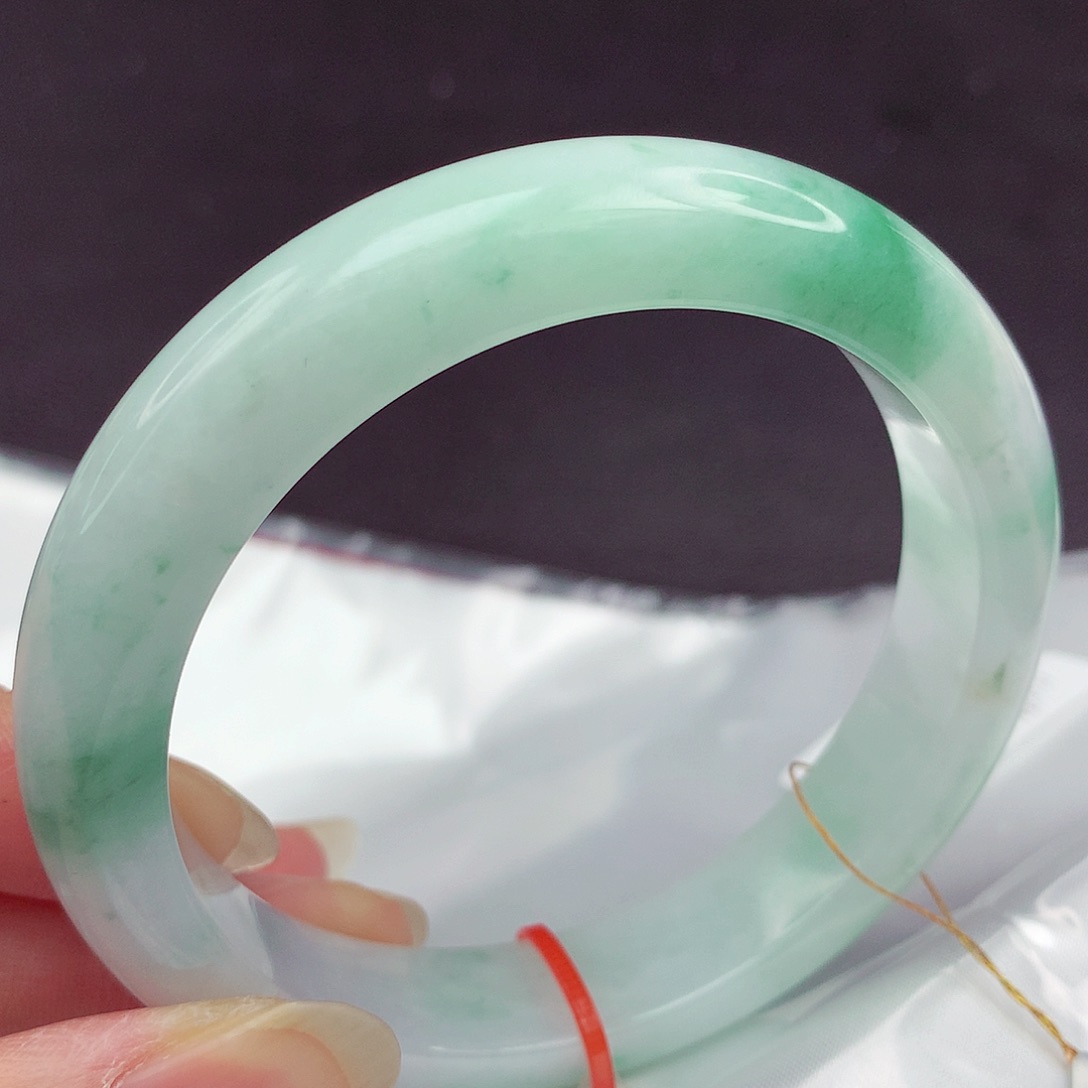 翡翠未镶嵌手镯 60圈219