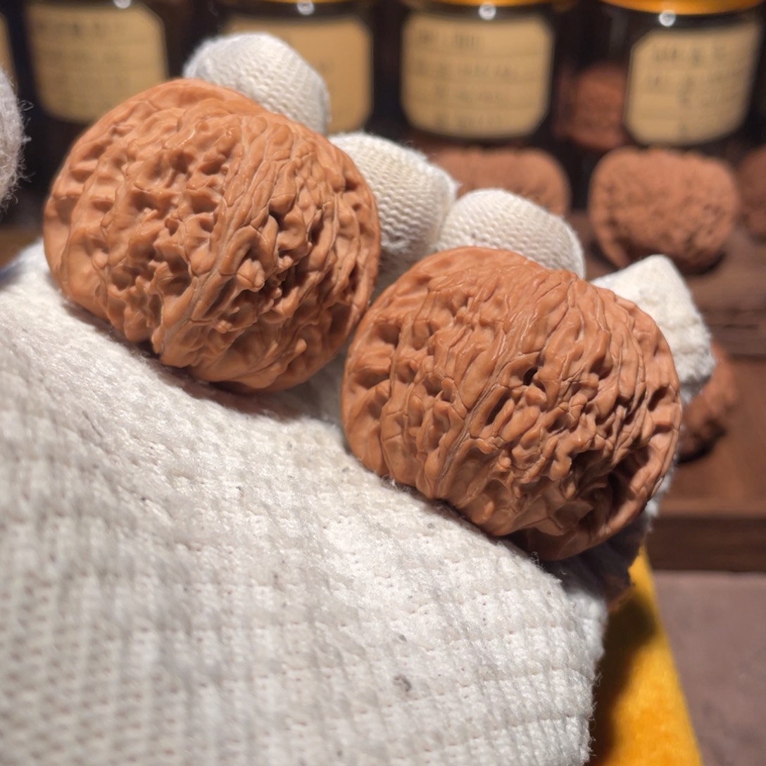 文玩核桃把件44山地正磨