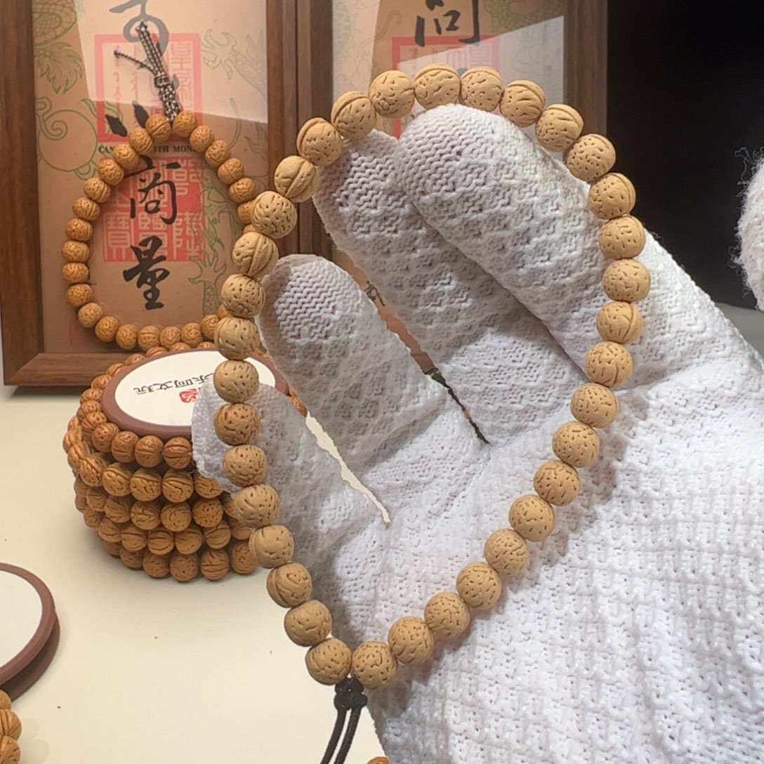 手串桃核0.7加「骄阳」野生桃核手持