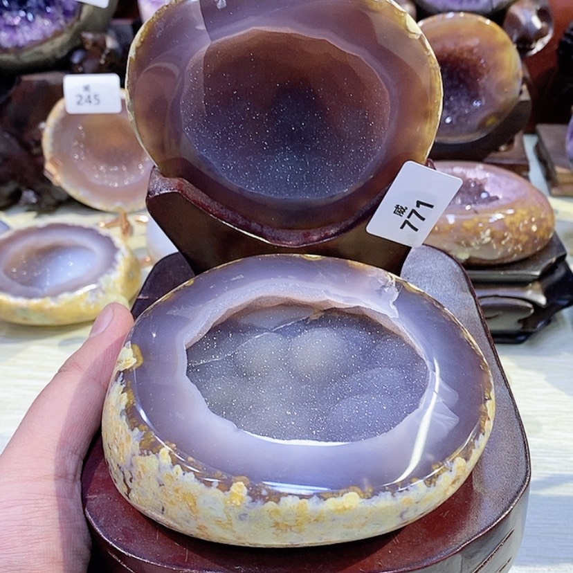 【闪购商品】玛瑙/玉髓天然玛瑙摆件未镶嵌