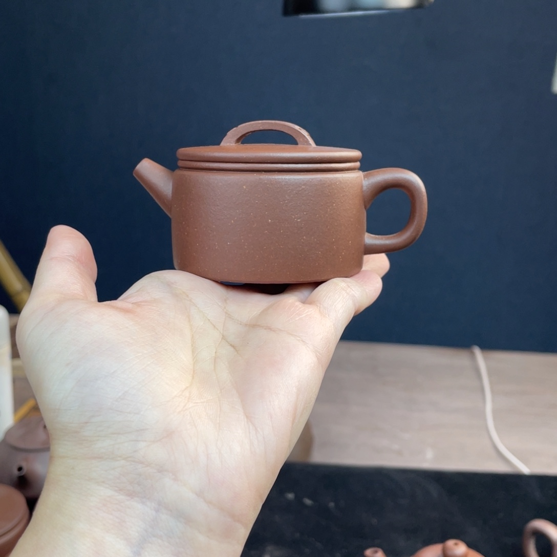 紫砂茶壶全手工底槽清汉瓦100cc