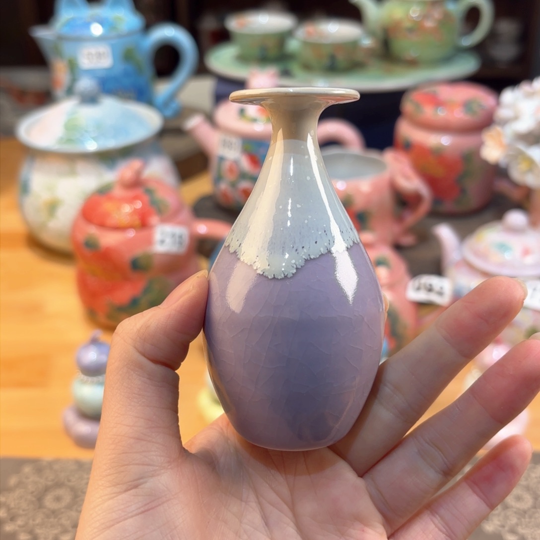 景德镇手绘高温釉下彩陶瓷茶具