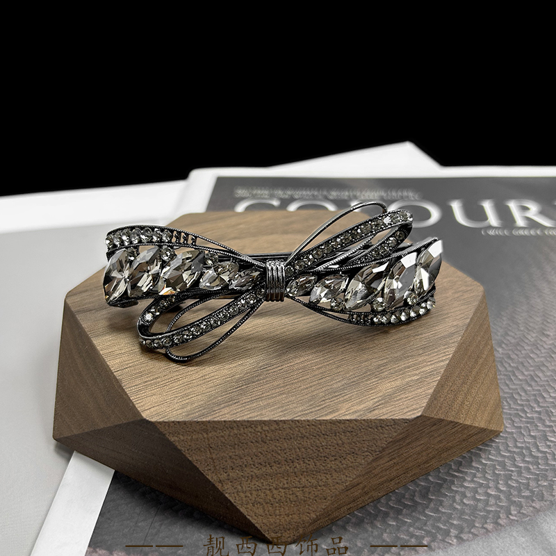 【LXX靓西西】257 弹簧夹8厘米轻奢精致弹簧夹