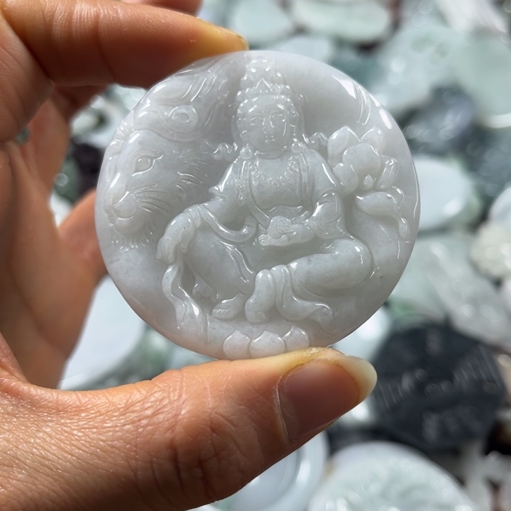 翡翠未镶嵌挂件翡翠