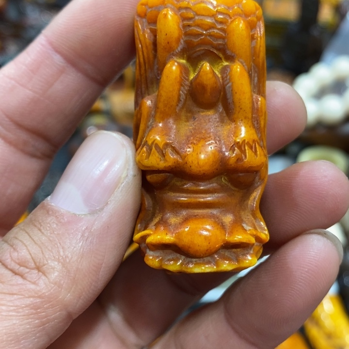 滴血莲花菩提吊坠