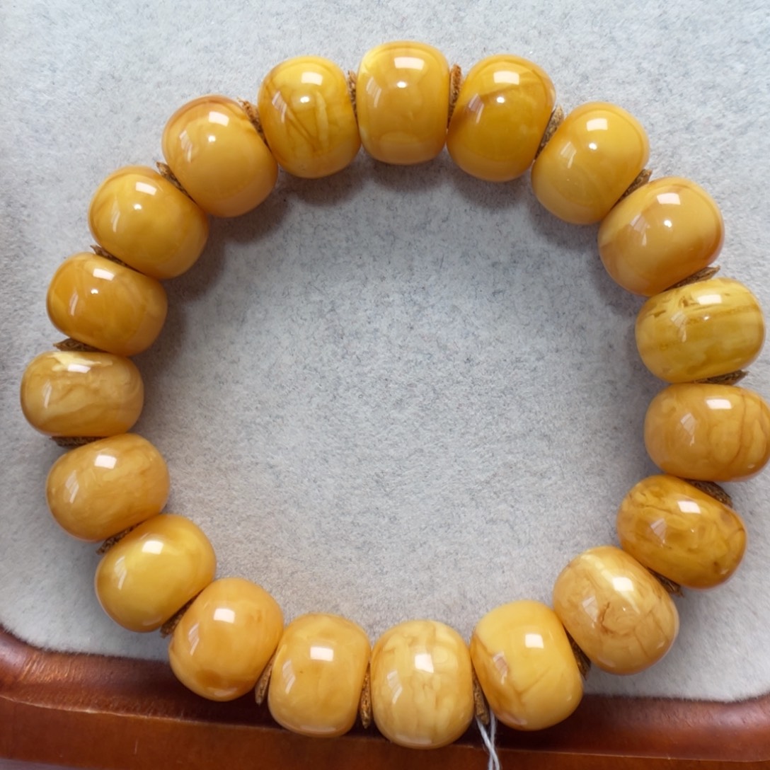 蜜蜡未镶嵌手串蜜蜡