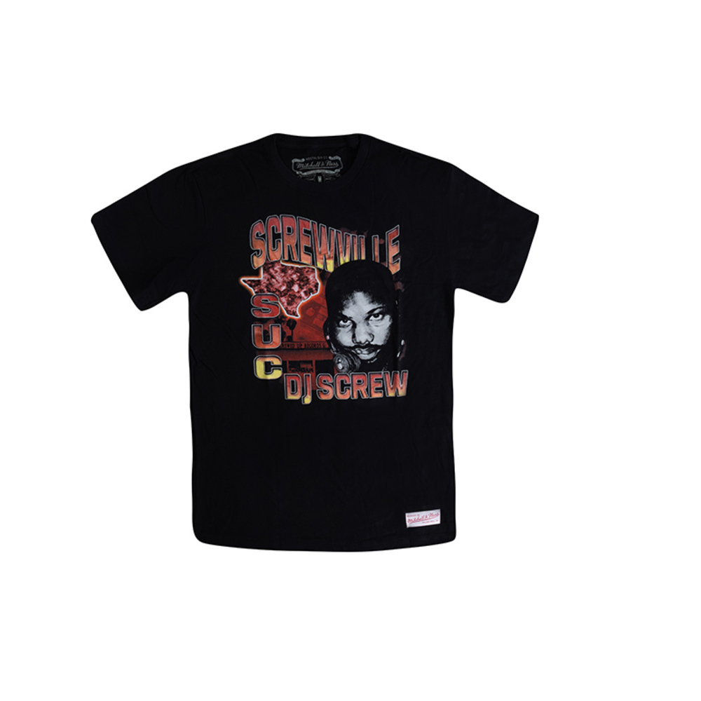 Mitchell&ness中性T恤针织无领短T