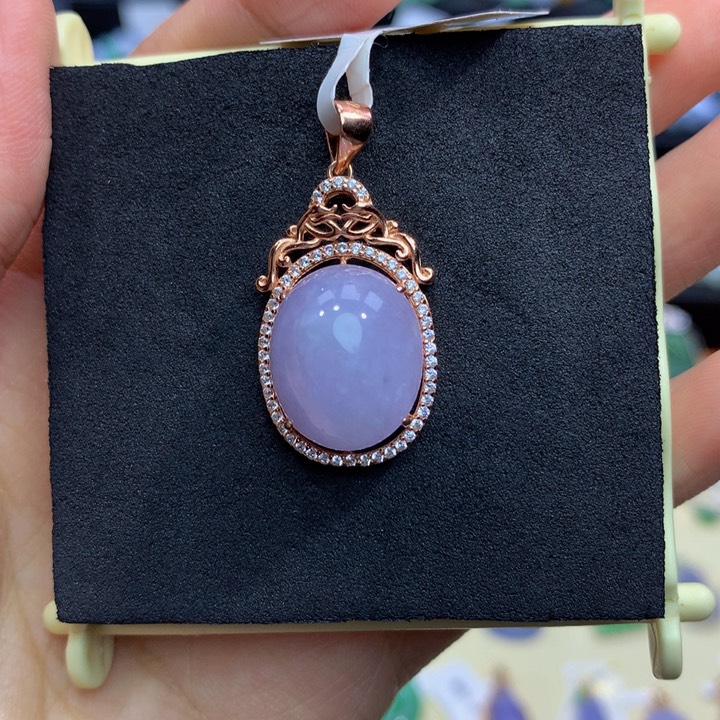 翡翠手链银S925镶嵌翡翠