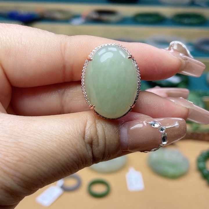 和田玉戒指未镶嵌