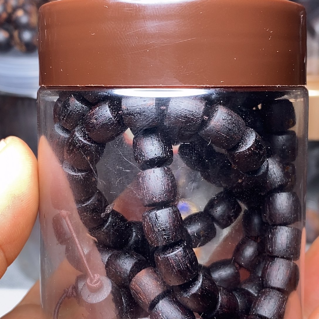 甜***多木0.8直切缅甸小叶降真香烟脂红长串