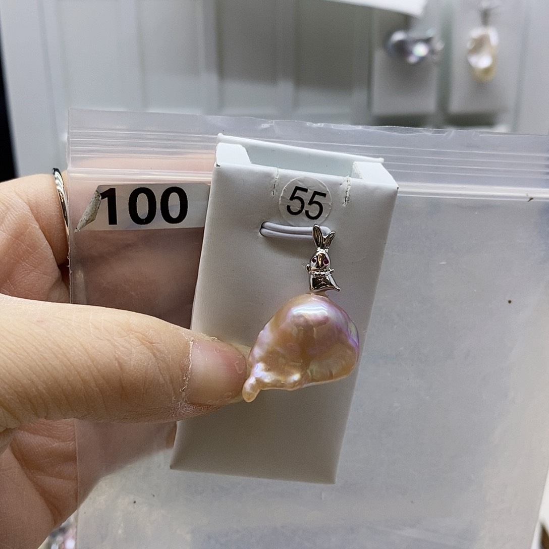 颈饰合金淡水珍珠