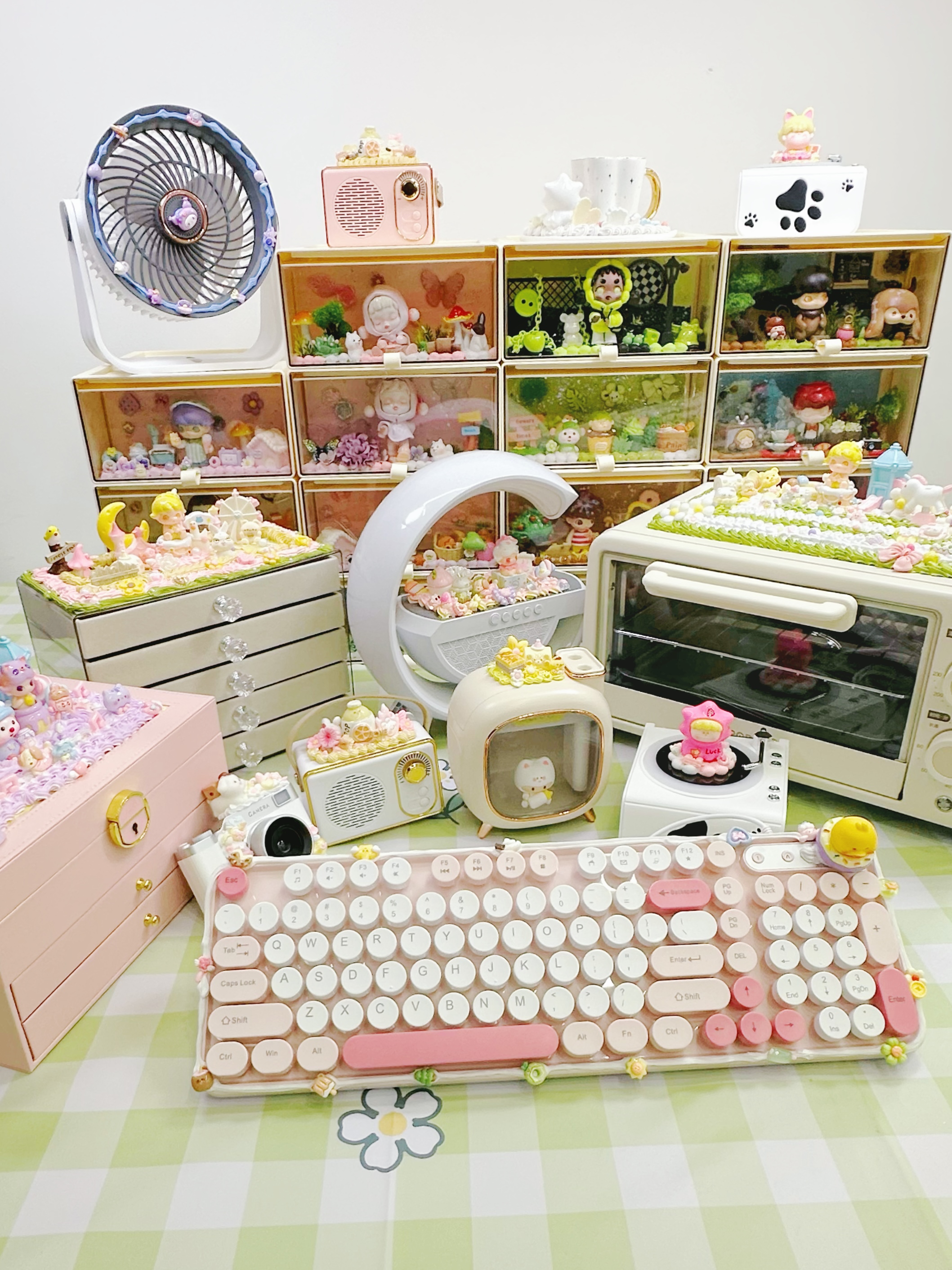 创意手作正版萌粒奶油胶diy套组