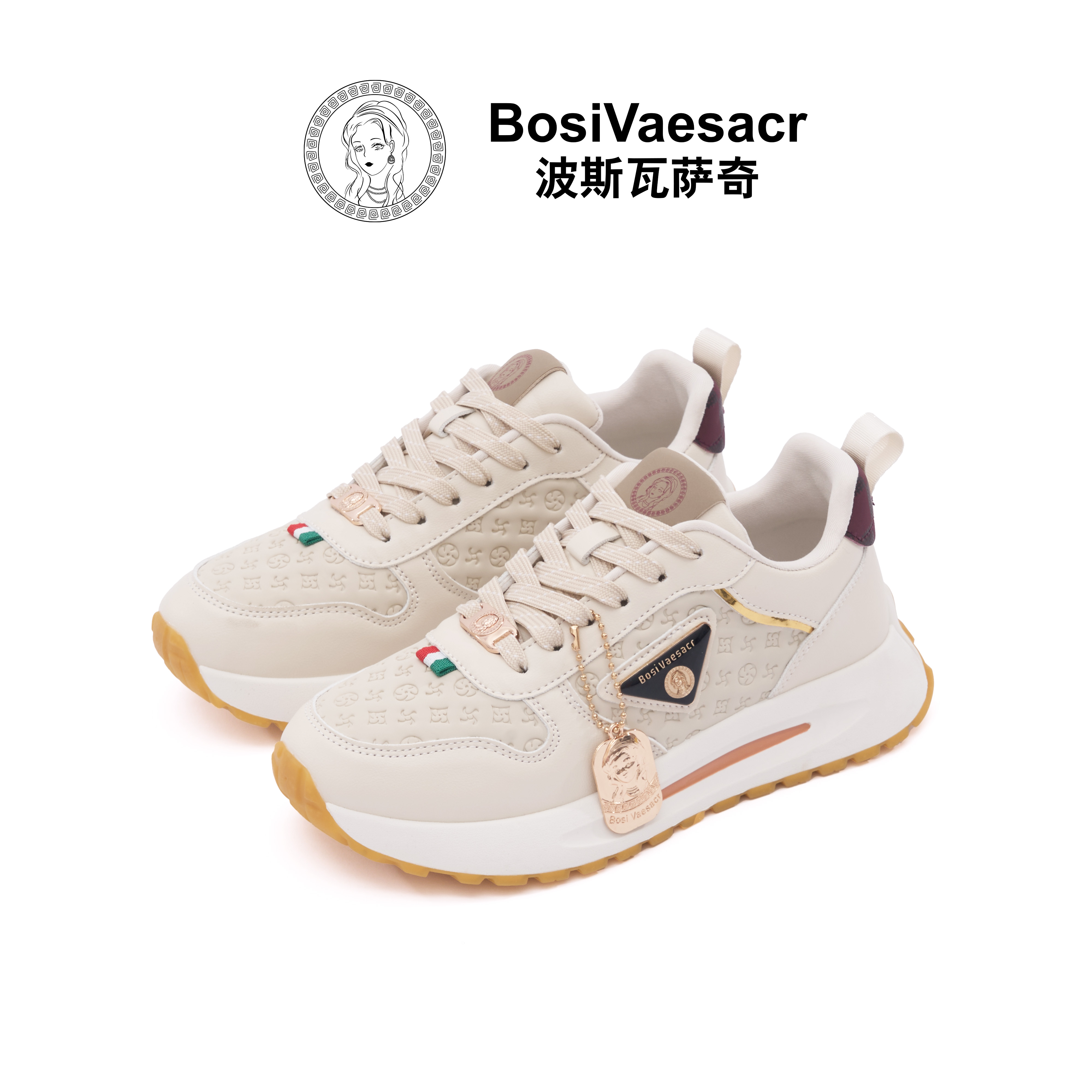 【男女同款】Bosi Vaesacr波斯瓦萨奇加绒百搭高定厚底轻奢时尚鞋