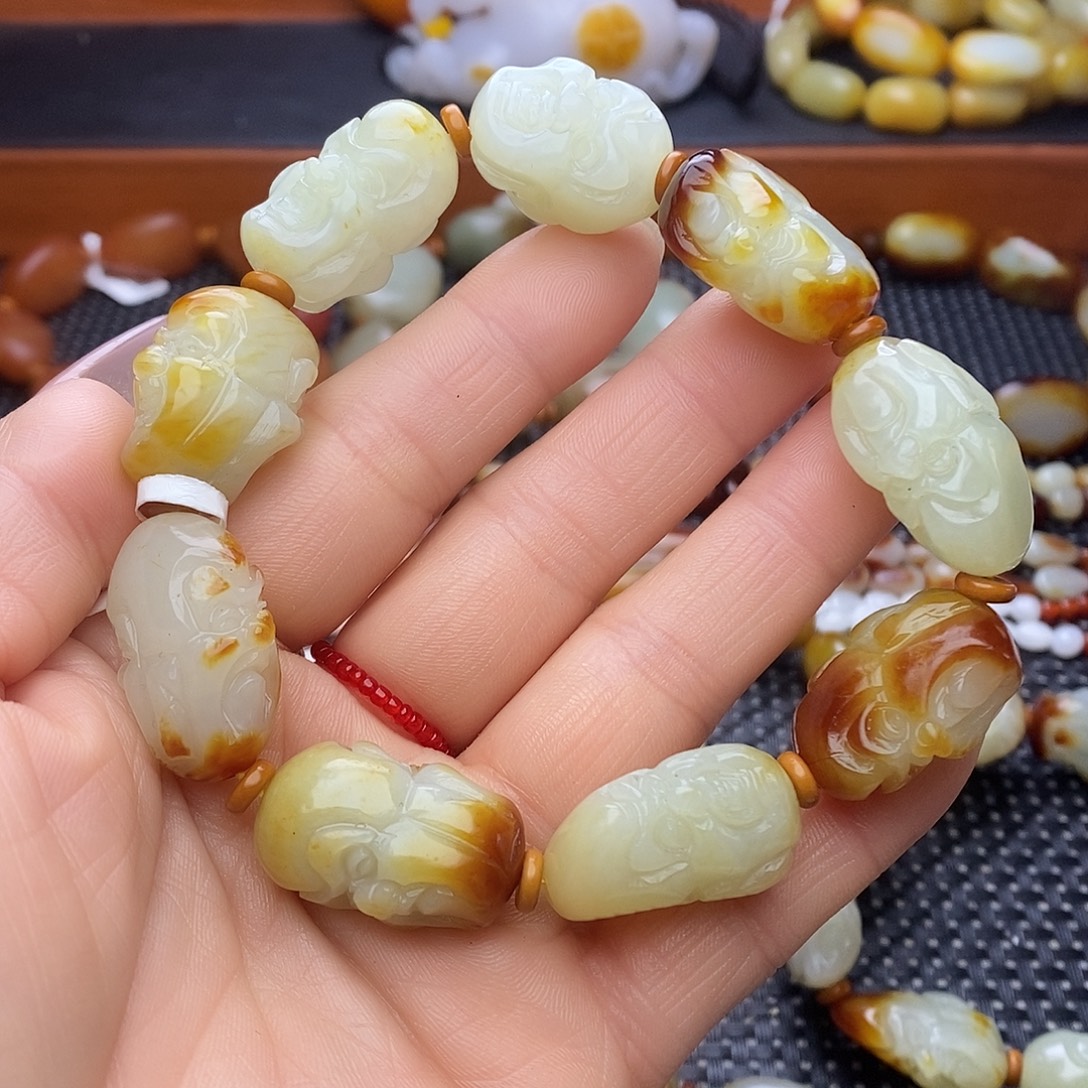 学***忘和田玉未镶嵌手链