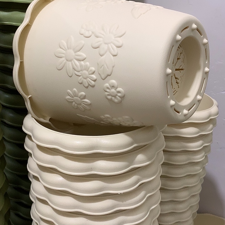 浮雕口18高17米白3个无托