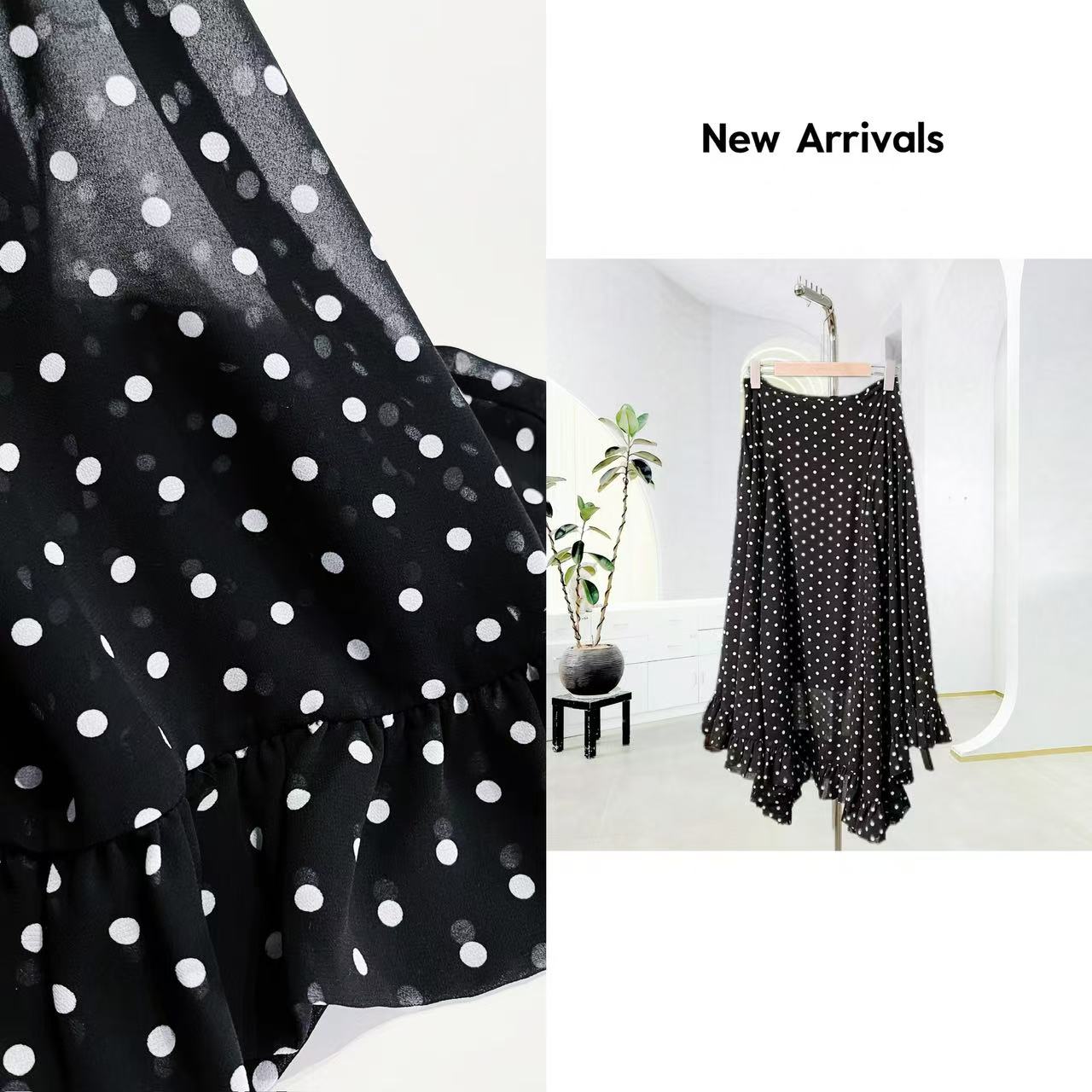 【25夏季】波点半身裙F048