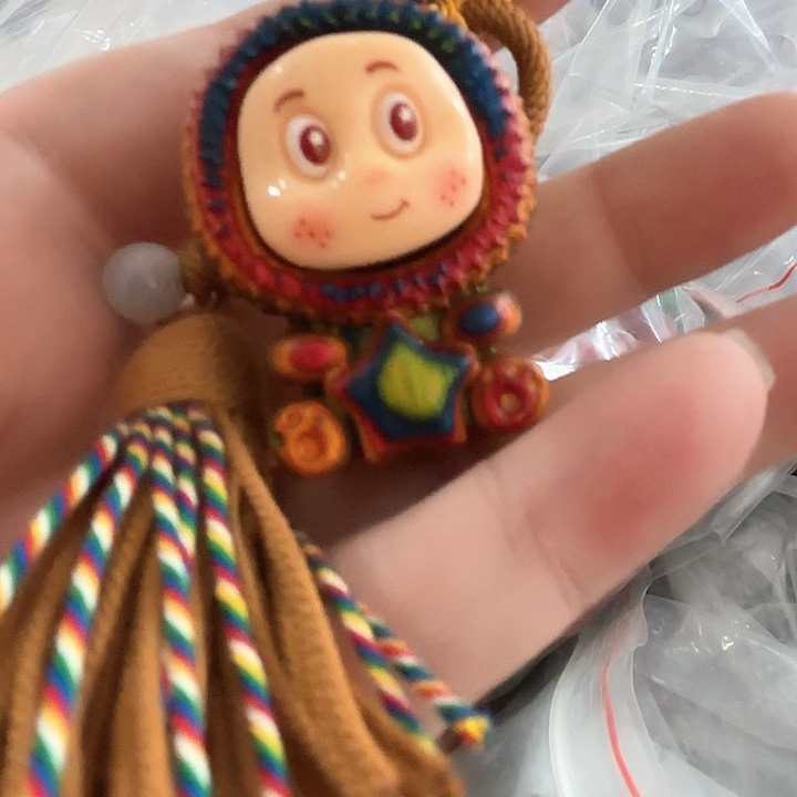 吊坠白玉菩提星星人