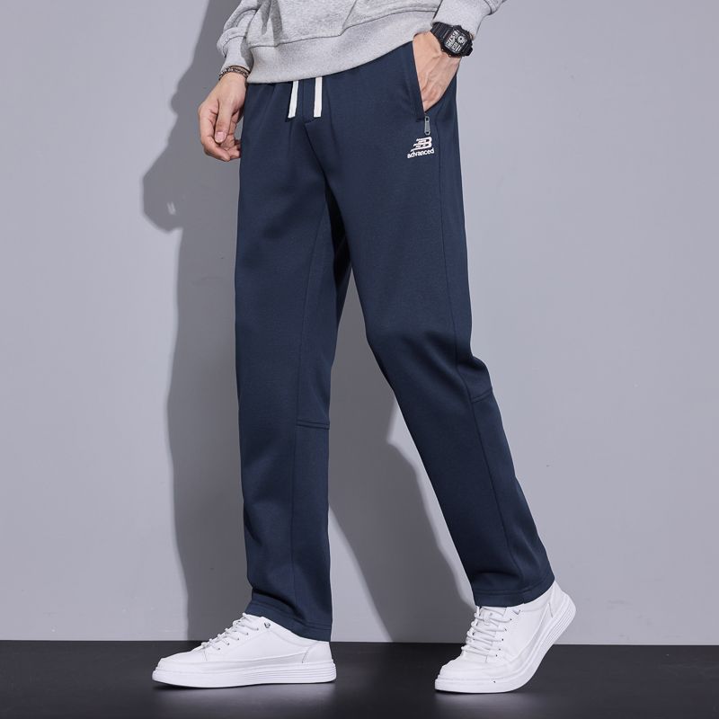 冬季新款男士轻商务休闲裤保暖亲肤潮流百搭直筒长裤