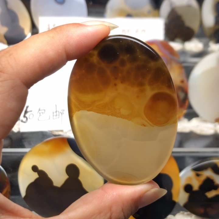 合金玛瑙/玉髓珠宝奇石08