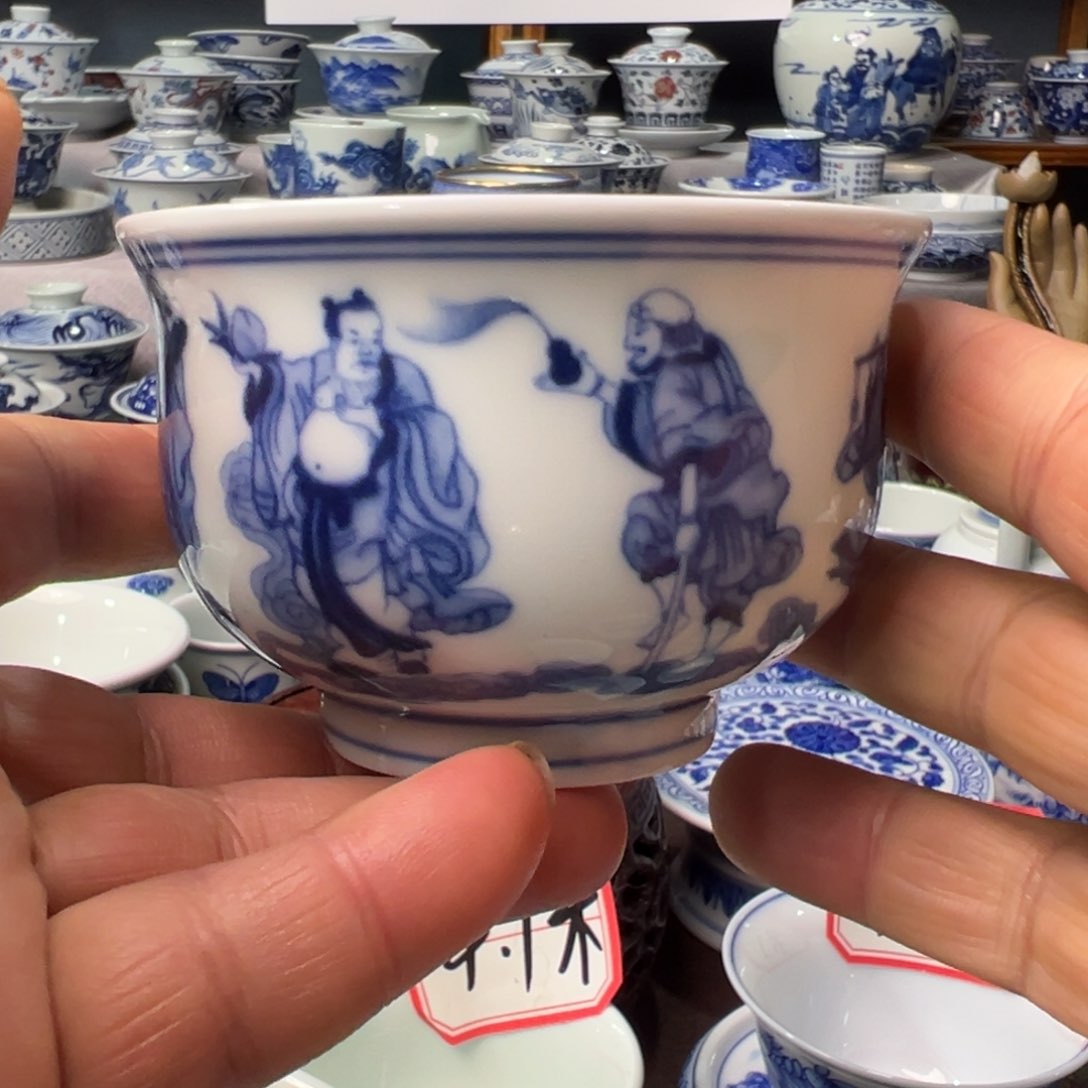 摆件爱****，景德镇青花瓷器