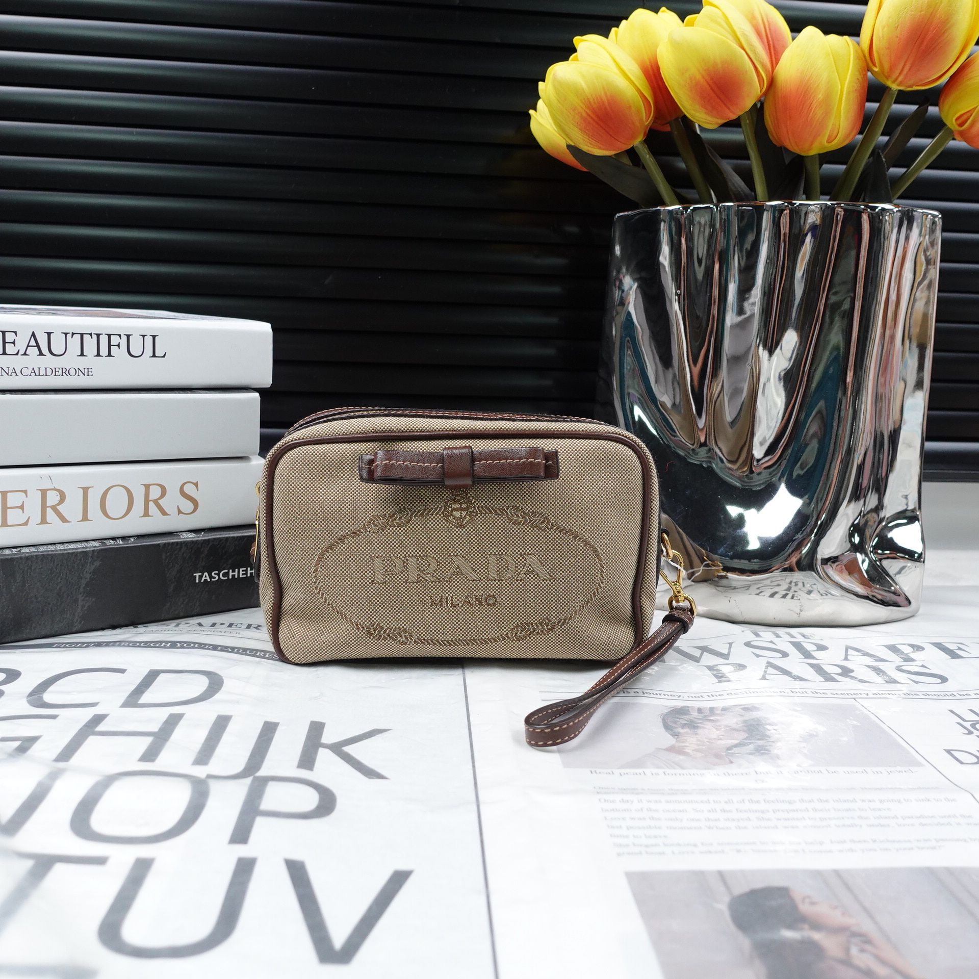 95新 Prada/普拉达 手拿包/T10314631