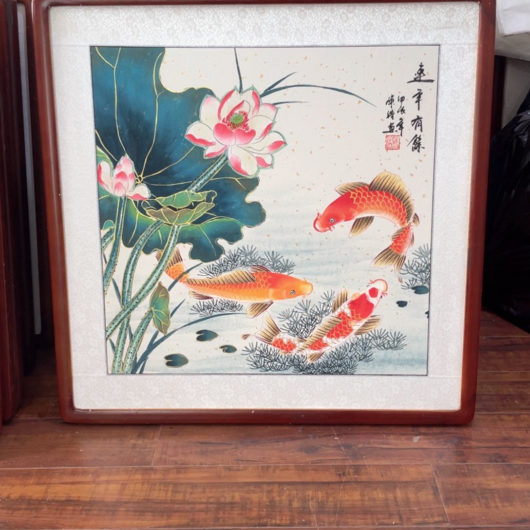 国画带框尺寸63*63厘米