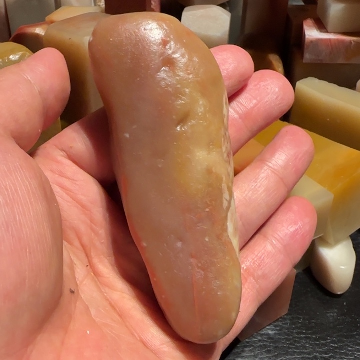 老挝石田黄原石，